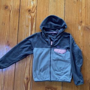 Girls Micro D Snap-T Fleece Jacket